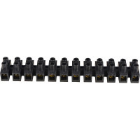 Клеммная колодка тип Н 10 мм² / 10А серии ЭМ черная АСКО (U0130040050)