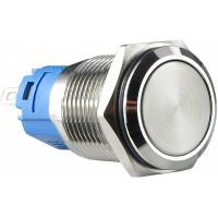 Кнопка металлическая с фиксацией (1НВ+1НЗ) TYJ16-311, АСКО-УКРЕМ (A0140010090)