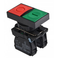 Кнопка двойная «ПУСК/СТОП» без фиксации (1НВ+1НЗ) TB5-AL8325, АСКО-УКРЕМ (A0140010169)