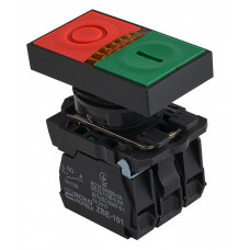 Кнопка двойная с подсветкой «ПУСК/СТОП» без фиксации (1НВ+1НЗ) TB5-AW8365, АСКО (A0140010179)