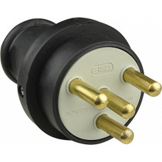 Вилка каучуковая 3Р+РЭ 25А IP44 АСКО (A0250010003)