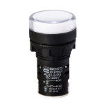 Светосигнальная арматура AD22-22DS белая 220В DC АСКО-УКРЕМ (A0140030080)