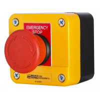 Пост АСКО-УКРЕМ одноместный "Аварийный стоп" XAL-J174 A0140020010