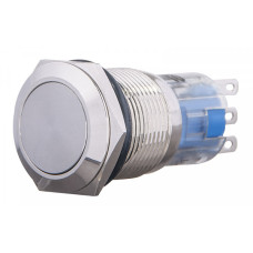 Кнопка металлическая (1НВ+1НЗ) TYJ19-211, АСКО-УКРЕМ (A0140010108)