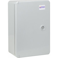 Корпус из АБС-пластика с монтажной панелью непрозрачная дверца, 200x300x130 IP65 (A0270010016)