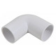 Угол 90градусов (поворот) для трубы d16 ПВХ гладкая АСКО (A0070050023)