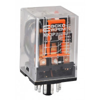 Реле промежуточное MK-3P (AC220) электромагнитное малогабаритное АСКО (A0090010003)