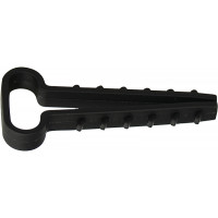 Дюбель-хомут елка 14*6мм ЧЕРНЫЙ под плоский кабель 100шт АСКО