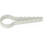 Дюбель-хомут елка 16мм белый под круглый кабель 50шт АСКО