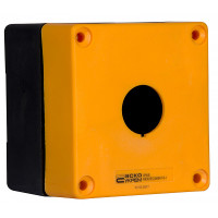 Корпус поста управления 1-местный HJ9-1 желтый, АСКО-УКРЕМ (A0140020034)