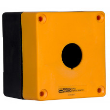 Корпус поста управления 1-местный HJ9-1 желтый, АСКО-УКРЕМ (A0140020034)