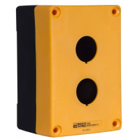 Корпус поста управления 2-местный HJ9-2 желтый АСКО-УКРЕМ (A0140020036)