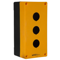Корпус поста управления 3-местный HJ9-3 желтый АСКО-УКРЕМ (A0140020038)