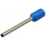 Кабельный наконечник АСКО-УКРЕМ трубчатый в изоляции НТ 0,75-12 синий (100шт) A0060010114