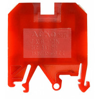 Клеммник JXB 10/35 на Din-рейке красный АСКО (A0130010036)