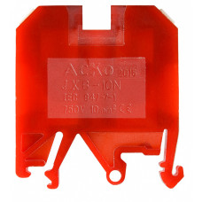 Клеммник JXB 10/35 на Din-рейке красный АСКО (A0130010036)