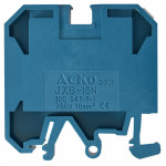 Клеммник JXB 16/35 на Din-рейке синий АСКО (A0130010026)