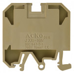 Клеммник JXB 16/35 на Din-рейке желтый АСКО (A0130010019)