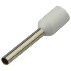 Кабельный наконечник АСКО-УКРЕМ трубчатый в изоляции НТ 0,5-12 белый (100шт) A0060010112