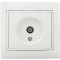 Розетка TV белая РВtvсб-1-Fl-W серия FL, АСКО-УКРЕМ