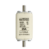 Предохранитель ножевой с плавкой вставкой NH 00 25A gG АСКО (A0050010009)