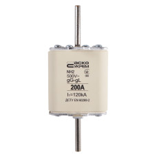 Предохранитель ножевой с плавкой вставкой NH2 200A gG АСКО (A0050010042)