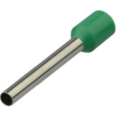 Кабельный наконечник АСКО-УКРЕМ трубчатый в изоляции НТ 1.0-12 зеленый (100 шт) A0060010151