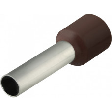 Кабельный наконечник АСКО-УКРЕМ трубчатый в изоляции НТ 10-18 коричневый (100 шт) A0060010121