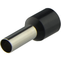 Кабельный наконечник АСКО-УКРЕМ трубчатый в изоляции НТ 10.0-12 черный (100 шт) A0060010080