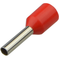 Кабельный наконечник АСКО-УКРЕМ трубчатый в изоляции НТ 1,5-08 красный (100 шт) A0060010046