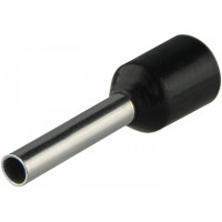 Кабельный наконечник АСКО-УКРЕМ трубчатый в изоляции НТ 1,5-10 черный (100 шт) A0060010116