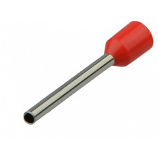 Кабельный наконечник АСКО-УКРЕМ трубчатый в изоляции НТ 1,5-18 красный (100 шт) A0060010025