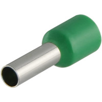 Кабельный наконечник АСКО-УКРЕМ трубчатый в изоляции НТ 4,0-09 зелёный (100 шт) A0060010097