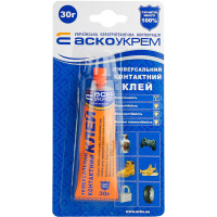 Клей Универсальный Контактный (блистер) 1шт – 30г АСКО (A.HU-1-30)