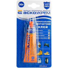 Клей Универсальный Контактный (блистер) 1шт – 30г АСКО (A.HU-1-30)