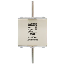 Предохранитель ножевой с плавкой вставкой NH3 630A gG АСКО (A0050010041)