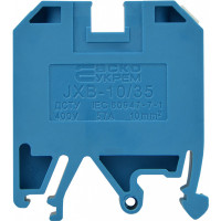 Клеммник JXB 10/35 на Din-рейке синий АСКО (A0130010025)