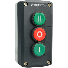 Пост кнопочный трехместный «Пуск1-Пуск2-Стоп» XAL-D339 АСКО-УКРЕМ (A0140020067)