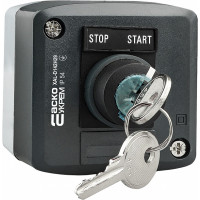 Пост одноместный Аско-Укрем XAL-D142H29 2-позиционный с ключом (A0140020059)