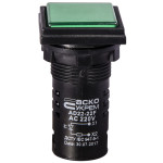 Светосигнальная арматура AD22-22F зеленая 220В АC АСКО-УКРЕМ (A0140030156)