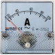Амперметр А-80 (80x80 мм) 100/5 А (AC) трансформаторного включения АСКО-УКРЕМ (A0190010050)