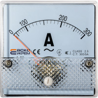 Амперметр А-80 (80x80 мм) 300/5 А (AC) трансформаторного включения АСКО-УКРЕМ (A0190010052)