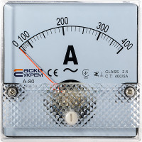 Амперметр А-80 (80x80 мм) 400/5 А (AC) трансформаторного включения АСКО-УКРЕМ (A0190010053)