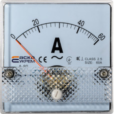 Амперметр А-80 (80x80 мм) 60 А (AC) прямого включения АСКО-УКРЕМ (A0190010055)