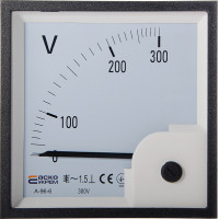 Вольтметр А-96-6 (96x96 мм) 300 В (AC) прямого включения АСКО-УКРЕМ (A0190010095)