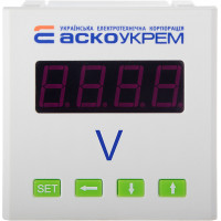Вольтметр цифровой 600В (AC) 80×80 мм (ЦВ-8) АСКО-УКРЕМ (A0190010120)
