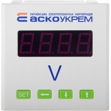 Вольтметр цифровой 600В (AC) 80×80 мм (ЦВ-8) АСКО-УКРЕМ (A0190010120)