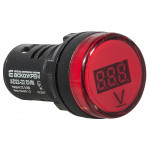 Вольтметр цифровой AD22-22 DVM 5-30В DC красный АСКО-УКРЕМ (A0190010015)