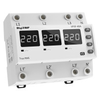 Реле напруги DigiTOP VP-3F40A M6W DIN-рейку VP3F40AM6W