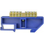 Шина нулевая ВС-4А с изолятором на DIN-рейку 8 отверстий АСКО-УКРЕМ (A0150120049)